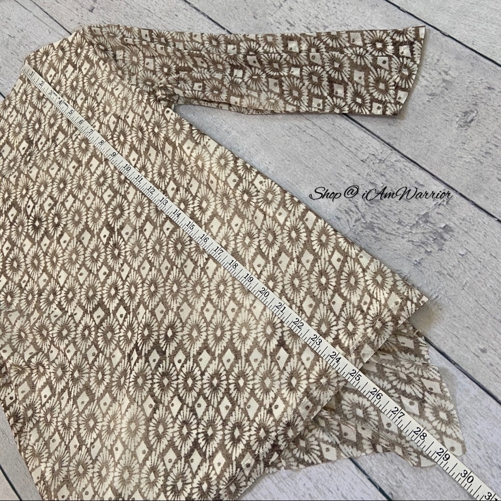 Chico’s NWT layered print mesh asymmetrical top *… - image 6